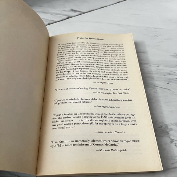 Tijuana Straits A Novel paper Back Book National Book Award - Picture 5 of 8